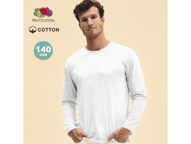 Camiseta Adulto Blanca Iconic Long Sleeve T