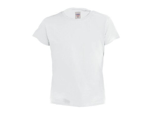 Camiseta de niño Hecom 135 gr blanca