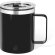 Tazas termicas Suprax de acero reciclado con doble pared 400ml Negro