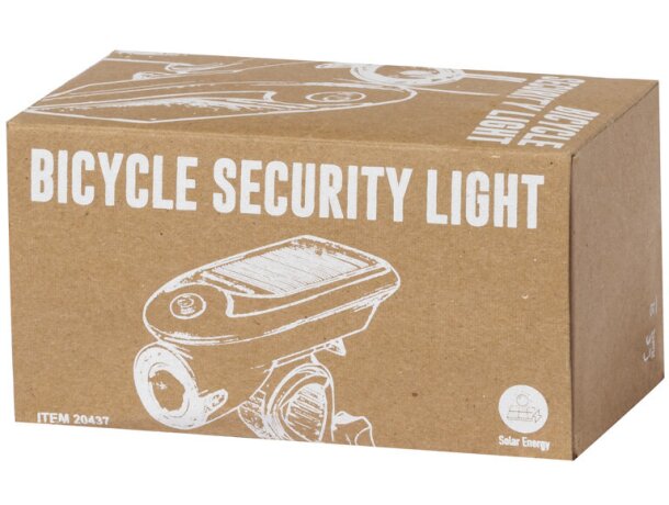 Luz de seguridad bici kups con carga solar y tres modos de iluminación detalle 5