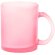 Taza barata publicitaria Cervan cristal mate 350ml caja individual Rosa