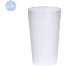 Vaso de plástico para publicidad Coxtu 330ml resistente y flexible PP