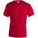 Camiseta Adulto Color "keya" Mc180-oe rojo