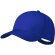 Gorra running personalizada 6 paneles en poliéster rPET ajustable Oconor Azul