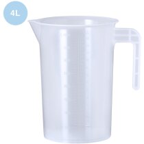 Jarra medidora de cocina 4 litros de plástico