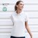 Polos de mujer Koupan blanco 100% algodón 220 g/m2 tallas S a XXL detalle 1