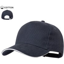 Gorras de béisbol publicitarias Mimax 5 paneles algodón peinado 250g/m2