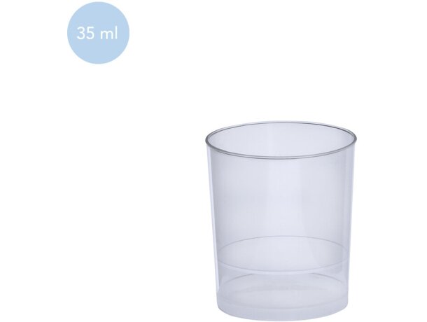 Vasos de plástico reutilizable de pp Chupito detalle 1