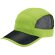 Gorras running microfibra perforada a laser Matrix 5 colores negro Verde pistacho