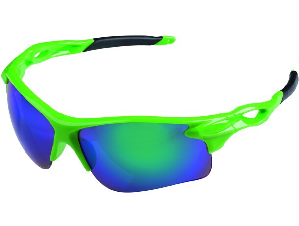 Gafas de sol deportivas fluorescentes grabado