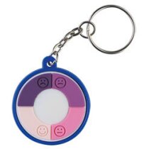 Llavero con logo Level con indicador uv en 5 colores a elegir