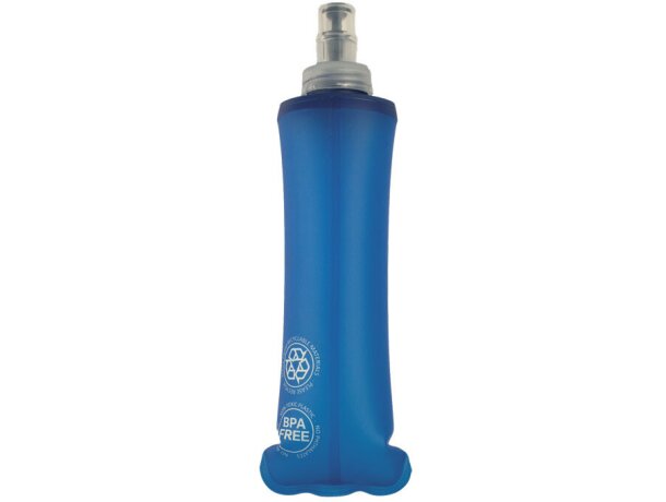 Bidones plegables Suckin de tpu azul 250ml para llevar a cualquier lugar detalle 1