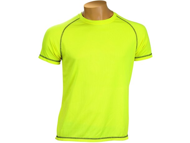 Camiseta Tecnica Cubik Amarillo L