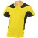 Camisetas deportivas con logo Dream manga corta en 4 colores combinados Amarillo