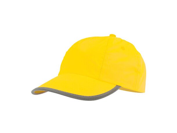 Gorras running microfibra Dinky reflectante fluorescente 2 colores detalle 1