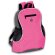 Mochila infantile personalizada Poppy poliéster combinada gris 8 colores Fucsia