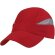 Gorras running microfibra técnica Runner 9 colores Rojo