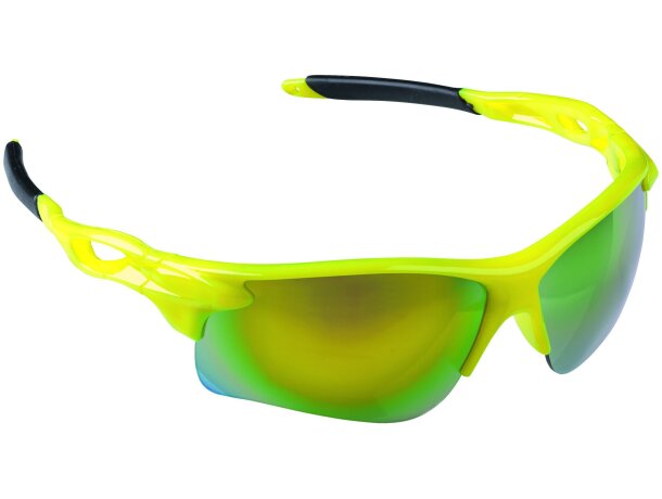 Gafas de sol deportivas fluorescentes grabado