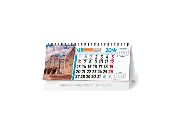 Calendario Sobremesa Con Notas detalle 7