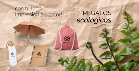 Regalos ecológicos personalizados full color